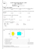 ĐỀ 4 ÔN THI MÔN TOÁN 5 CUỐI HK II