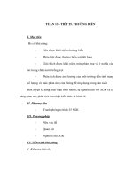 Giáo án Sinh học 9 - THƯỜNG BIẾN pps