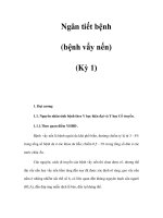 Ngân tiết bệnh (bệnh vẩy nến) (Kỳ 1) pptx