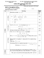 đáp ánĐề thi vào THPT Nghệ An năm 07 08( dự bị