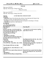 Giáo án chiều lớp 1 tuần 30