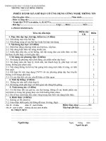 phiếu đánh giá tiết dạy có ứng dụng CNTT