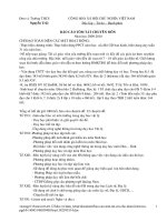 Báo cáo tóm tắt CM cho đoàn Kiểm tra PGD