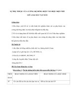 Vật lý 9 - SỰ PHỤ THUỘC CỦA CƯỜNG ĐỘ DÒNG ĐIỆN VÀO HIỆU ĐIỆN THẾ GIỮA HAI ĐẦU VẬT DẪN doc