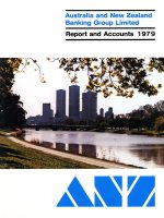 australia and new zealand banking group limited report and accounts 1979 anz