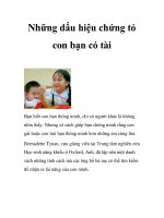 Những dấu hiệu chứng tỏ con bạn có tài ppsx