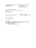 Đề Thi Chọn Đội Tuyển HSG Huyện