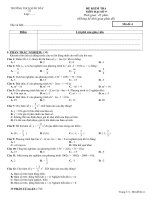 ĐỀ KT C IV ĐS 9 HAY