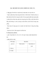 Sinh học 9 - ĐỘT BIẾN SỐ LƯỢNG NHIỄM SẮC THỂ ( TT) doc