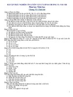 Bbài tập trắc nghiệm ôn luyện vật lý lớp 10 pot