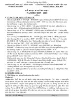 KẾ HOẠCH GIẢNG DẠY LỚP 1