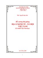 Địa lý kinh tế xã hội VN