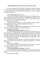 Biểu điểm đánh giá chất lượng đảng viên