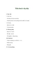 Giáo án sinh học 8 - Tiêu hoá ở dạ dày docx