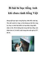 Bi hài bé học tiếng Anh khi chưa rành tiếng Việt potx