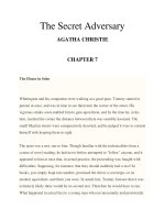 The Secret Adversary AGATHA CHRISTIE CHAPTER 7 pptx
