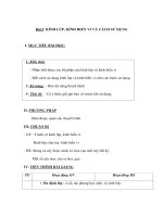 Sinh học 6 - KÍNH LÚP, KÍNH HIỂN VI VÀ CÁCH SỬ DỤNG pps