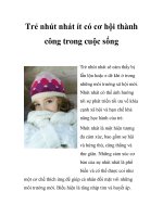 Trẻ nhút nhát ít có cơ hội thành công trong cuộc sống ppt