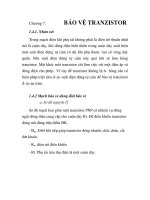 thiết kế hệ thống điện ô tô, chương 7 pps