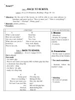 bai 1 back to school