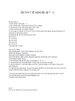 ÔN THI  về Cơ sở lập trình