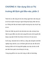 CHƯƠNG 4: Vận dụng Giá cả Thị trường để Định giá potx