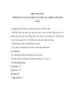 Sinh học 9 - Thực hành TÍNH XÁC SUẤT XUẤT HIỆN CÁC MẶT CỦA ĐỒNG TIỀN KIM LOẠI pot