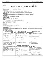 Bài 42. Nồng độ dung dịch (t2)