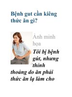 bệnh gut cần kiêng thưc ăn. ppsx