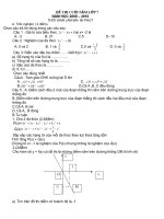 Đề thi học kì II + đáp án + biểu điểm (đề số 2)