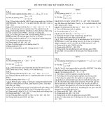 Đề thi HKII - toán 9