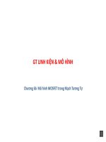 ch6b Mô hình MOSFET trong Mạch tương tự pptx