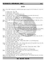 ôn tập hình học KII (rất đầy đủ)