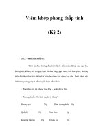 Viêm khớp phong thấp tính (Kỳ 2) ppsx