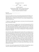 bài thu hoạch học tập DDHCM năm 2010