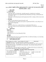 giáo án dự thi GVG vòng tỉnh