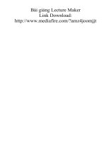 Bài giảng Lecture Maker