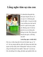 Lắng nghe tâm sự của con pps