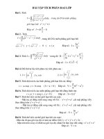 Bài tập tích phân hai lớp ppsx