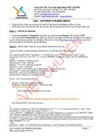 thực hành  lab – sothink dynamic menu