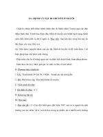 Giáo án Sinh học 9 - BỆNH VÀ TẬT DI TRUYỀN Ở NGƯỜI ppsx