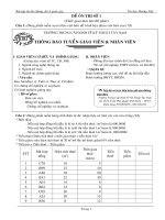 Giáo trình ôn thi A (tổng hợp các đề thi)