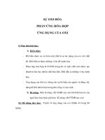 Giáo án Hoá 8 - SỰ OXI HÓA PHẢN ỨNG HÓA HỢP ỨNG DỤNG CỦA OXI ppt