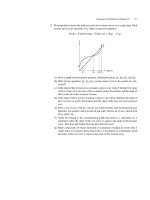Calculus: An Integrated Approach to Functions and their Rates of Change, Preliminary Edition Part 40 docx
