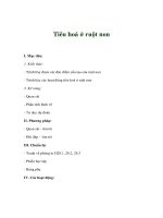 Giáo án sinh học 8 - Tiêu hoá ở ruột non ppt