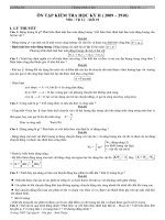 ôn tập học kỳ 2 lop 10 cb