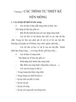 nghiên cứu, dùng tin học tính toán móng nông dạng dầm đơn hoặc băng giao nhau trên nền đàn hồi ( theo mô hình nền Winkler ), chương 2 doc