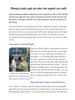 Phòng tránh ngã tại nhà cho người cao tuổi ppt