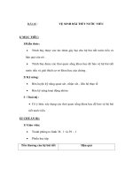 Sinh học 8 - VỆ SINH BÀI TIẾT NƯỚC TIỂU pps