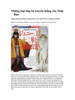 Những loại búp bê truyền thống của Nhật Bản pps